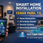 Smart Home Installation Cedar Park TX | Home Automation by Tech Town Tony