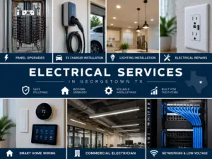 Electrician Georgetown TX: Safe Electrical Repairs, Panel Upgrades & Smart Home Wiring